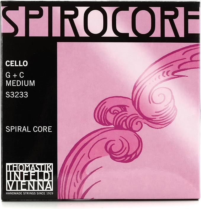 Thomastik Spirocore Tungsten G + C Cello Strings